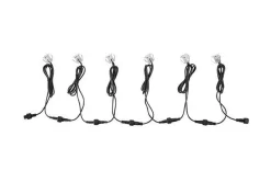 Unite 12 Decklight 0,4W 2700 Kelvin utendørs IP44 - 6 pakning - Børstet stål