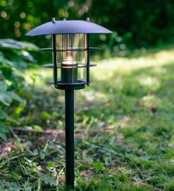 Unite 12 Hagelys 50 cm 3,2W 3000 Kelvin utendørs IP44 - Utbyggbar - Svart