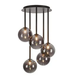 Universe taklampe - Røykfarget glass - Røyk