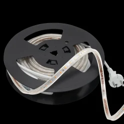 230V LED-Strip 9,2W 3000K IP65 Dimbar m/stikkontakt - 20 meter