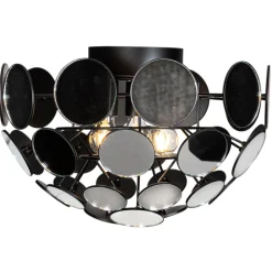 Vanita plafond 50 cm - Svart/Speil
