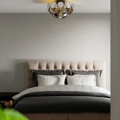 Vanita plafond 50 cm - Svart/Speil