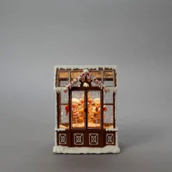 Vannfylt lykt pepperkakehus