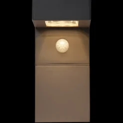 Vegglampe Solcelle med sensor - Svart