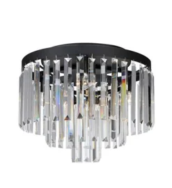 Ventimiglia taklampe 42 cm - Svart/Klar
