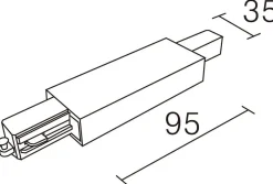 Vox senterkobling - Hvit