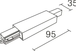 Vox senterkobling - Pure white