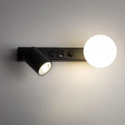 Vox vegglampe med USB