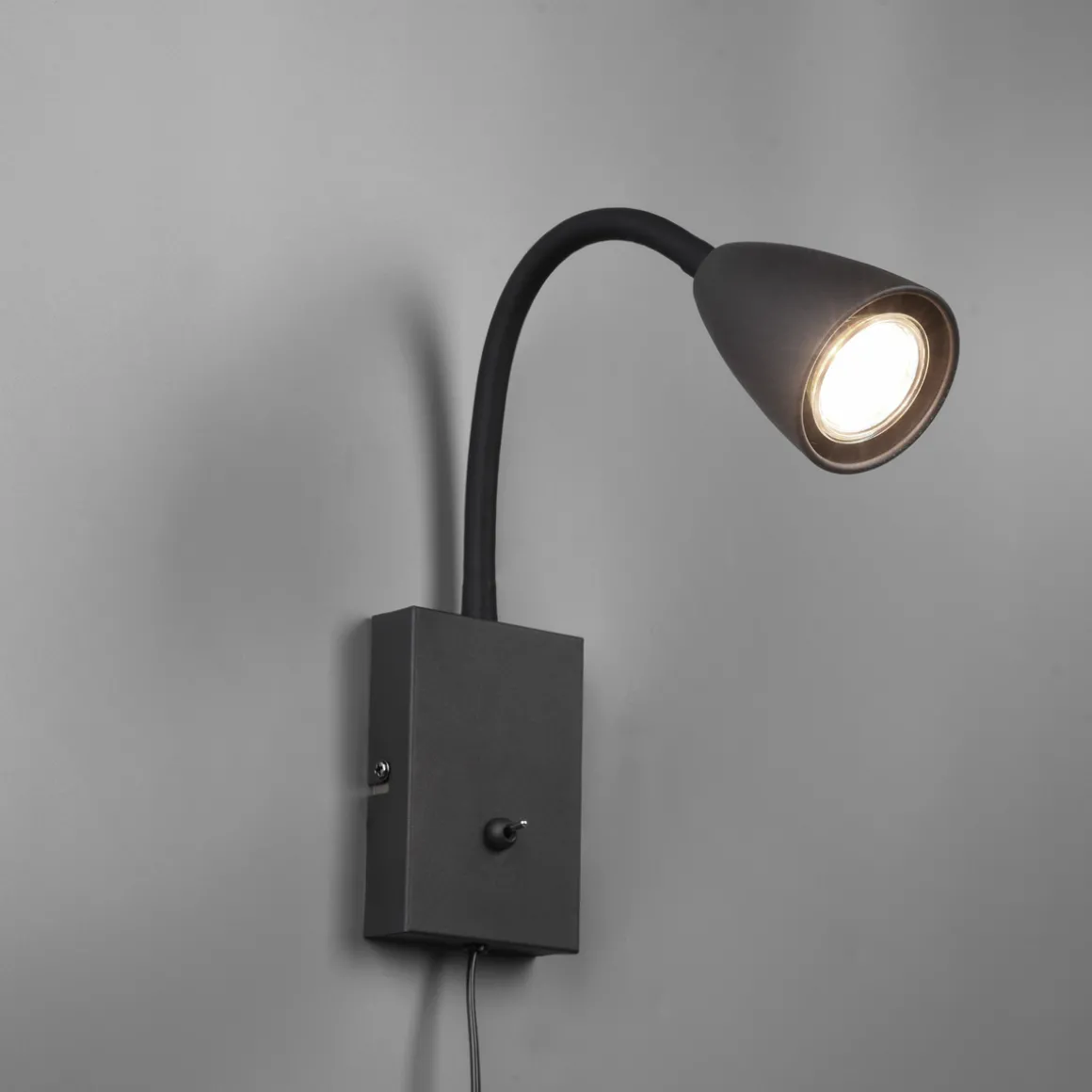 Wanda vegglampe - Svart