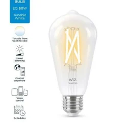 WiZ E27 Lyspære filament A64 6,7W Wifi - Justerbar fargetemperatur 2700-6500 Kelvin v1