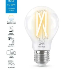 WiZ E27 Lyspære filament A60 6,7W Wifi - Justerbar fargetemperatur 2700-6500 Kelvin