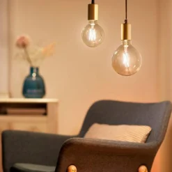 WiZ E27 Lyspære filament G125 6,7W Wifi - Justerbar fargetemperatur 2000-5000 Kelvin