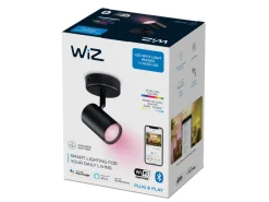 WiZ Smart Imageo enkelt spot 5W 2700-6500K RGB Fullfarge Wîfi - Svart
