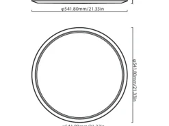 WiZ Smart Superslim taklampe 32W 2700-6500K RGB fullfarge 55 cm Wîfi - Svart