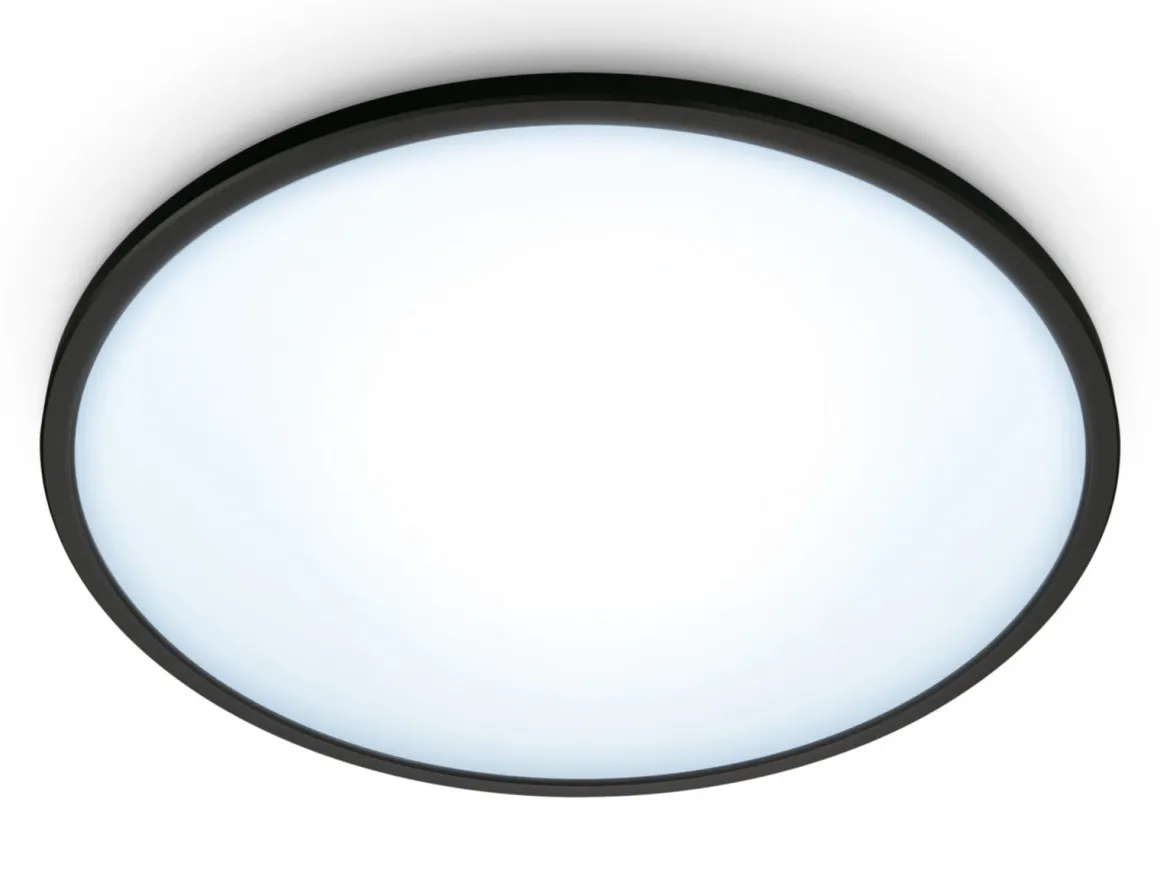 WiZ Smart Superslim taklampe 16W 2700-6500K 29,2 cm Wîfi - Svart