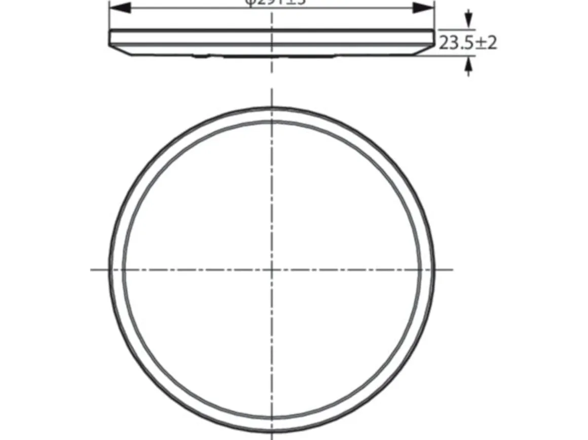 WiZ Smart Superslim taklampe 16W 2700-6500K 29,2 cm Wîfi - Svart