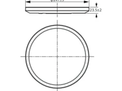 WiZ Smart Superslim taklampe 14W 2700-6500K 24,2 cm Wîfi - Hvit