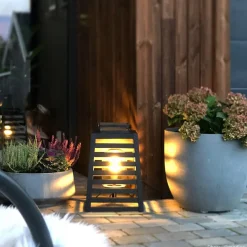 Yankton bord/gulvlampe - Svart