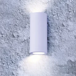 Zazou vegglampe - Hvit