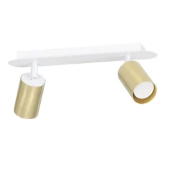 Zen takspot 2 lys - Hvit/Gullfarget